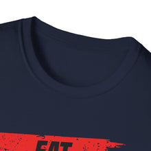 Load image into Gallery viewer, Eat, Sleep, Fish, Repeat Official Credit Card Captain Softstyle T-Shirt