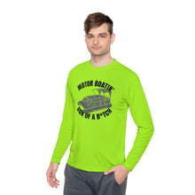 Load image into Gallery viewer, Motor Boatin' Son of a B*tch Funny Credit Card Captain Long Sleeve Tee
