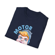 Load image into Gallery viewer, HayHay Says, "Motor Up!" Official Credit Card Captain Softstyle T-Shirt
