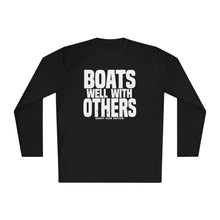 Load image into Gallery viewer, Boats Well With Others Official Credit Card Captain Lightweight Long Sleeve Tee