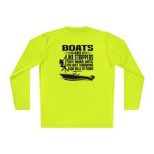 Load image into Gallery viewer, Boats Are Like Strippers Funny Official Credit Card Captain- T-Top Design Long Sleeve Tee