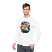 Load image into Gallery viewer, Nobody Likes a Ramp Camper Official Credit Card Captain Lightweight Long Sleeve Tee