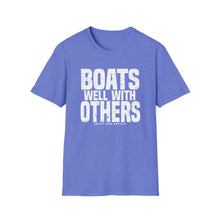 Load image into Gallery viewer, Boats Well With Others Official Credit Card Captain Softstyle T-Shirt