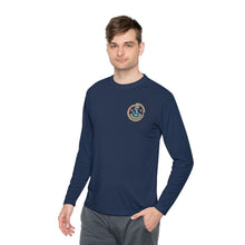 Load image into Gallery viewer, Credit Card Captain Official Broken Anchor Colored Logo Front and Back Lightweight Long Sleeve Tee