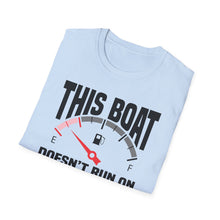 Load image into Gallery viewer, This Boat Doesn't Run on Thanks Funny Credit Card Captain Softstyle T-Shirt