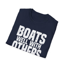 Load image into Gallery viewer, Boats Well With Others Official Credit Card Captain Softstyle T-Shirt