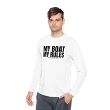 Load image into Gallery viewer, My Boat My Rules Official Credit Card Captain Funny Long Sleeve Tee