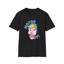Load image into Gallery viewer, HayHay Says, "Motor Up!" Official Credit Card Captain Softstyle T-Shirt