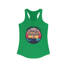 Load image into Gallery viewer, Nobody Likes a Ramp Camper Official Credit Card Captain Women's Racerback Tank