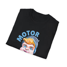 Load image into Gallery viewer, HayHay Says, "Motor Up!" Official Credit Card Captain Softstyle T-Shirt