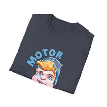 Load image into Gallery viewer, HayHay Says, "Motor Up!" Official Credit Card Captain Softstyle T-Shirt