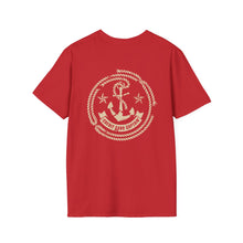 Load image into Gallery viewer, Credit Card Captain Official Broken Anchor Logo Softstyle T-Shirt
