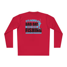 Load image into Gallery viewer, It's Never a Bad Day When You're Fishing Marlin Design Official CCC Long Sleeve Tee