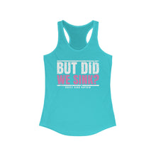 Load image into Gallery viewer, But Did We Sink? Official Credit Card Captain Funny Women's Racerback Tank