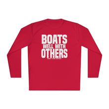 Load image into Gallery viewer, Boats Well With Others Official Credit Card Captain Lightweight Long Sleeve Tee