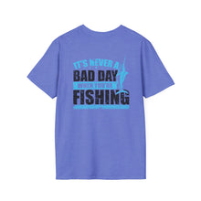 Load image into Gallery viewer, It's Never a Bad Day When You're Fishing Marlin Design Official CCC Softstyle T-Shirt