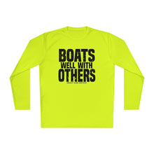 Load image into Gallery viewer, Boats Well With Others Official Credit Card Captain Lightweight Long Sleeve Tee