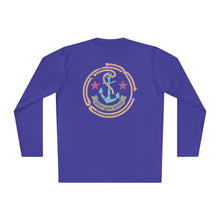 Load image into Gallery viewer, Credit Card Captain Official Broken Anchor Colored Logo Front and Back Lightweight Long Sleeve Tee
