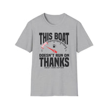 Load image into Gallery viewer, This Boat Doesn't Run on Thanks Funny Credit Card Captain Softstyle T-Shirt
