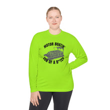 Load image into Gallery viewer, Motor Boatin' Son of a B*tch Funny Credit Card Captain Long Sleeve Tee