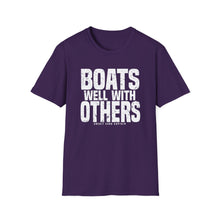 Load image into Gallery viewer, Boats Well With Others Official Credit Card Captain Softstyle T-Shirt