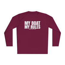 Load image into Gallery viewer, My Boat My Rules Official Credit Card Captain Funny Long Sleeve Tee