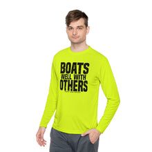 Load image into Gallery viewer, Boats Well With Others Official Credit Card Captain Lightweight Long Sleeve Tee