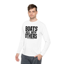 Load image into Gallery viewer, Boats Well With Others Official Credit Card Captain Lightweight Long Sleeve Tee