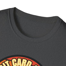 Load image into Gallery viewer, Sunset Under The Bridge Pontoon Dispensor Official Credit Card Captain Softstyle T-Shirt