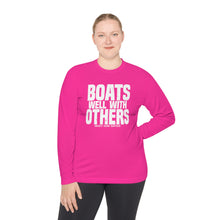 Load image into Gallery viewer, Boats Well With Others Official Credit Card Captain Lightweight Long Sleeve Tee