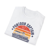Load image into Gallery viewer, Pontoon Captain, Like a Regular Captain Only More Drunker Funny Credit Card Captain Softstyle T-Shirt