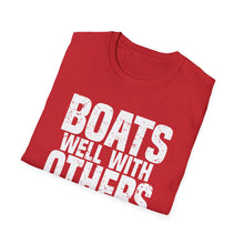 Load image into Gallery viewer, Boats Well With Others Official Credit Card Captain Softstyle T-Shirt
