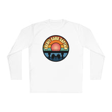 Load image into Gallery viewer, Sunset Under The Bridge Pontoon Dispensor Official Credit Card Captain Long Sleeve Tee