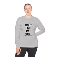 Load image into Gallery viewer, I Really Love My Wife Funny Credit Card Captain Long Sleeve Tee