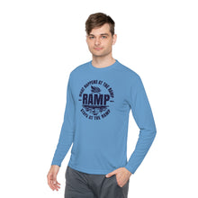 Load image into Gallery viewer, What Happens at the Ramp Stays at the Ramp Official CCC Funny Unisex Lightweight Long Sleeve Tee