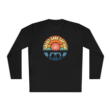 Load image into Gallery viewer, Sunset Under The Bridge Pontoon Dispensor Official Credit Card Captain Long Sleeve Tee