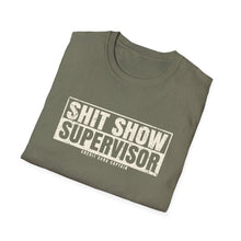 Load image into Gallery viewer, Sh*t Show Supervisor Official Credit Card Captain Funny Softstyle T-Shirt