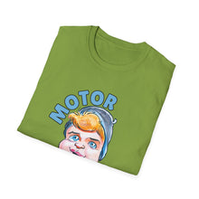 Load image into Gallery viewer, HayHay Says, "Motor Up!" Official Credit Card Captain Softstyle T-Shirt