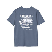 Load image into Gallery viewer, Boats Are Like Strippers Funny Official Credit Card Captain Softstyle T-Shirt