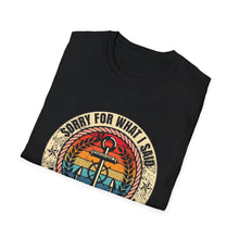 Load image into Gallery viewer, Sorry For What I Said While Docking the Boat Funny Official Credit Card Captain- T-Top Design Softstyle T-Shirt