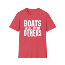 Load image into Gallery viewer, Boats Well With Others Official Credit Card Captain Softstyle T-Shirt
