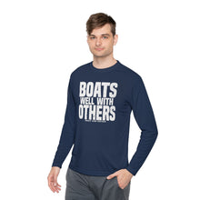 Load image into Gallery viewer, Boats Well With Others Official Credit Card Captain Lightweight Long Sleeve Tee