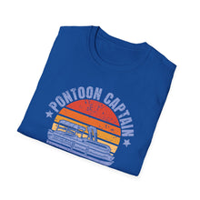 Load image into Gallery viewer, Pontoon Captain, Like a Regular Captain Only More Drunker Funny Credit Card Captain Softstyle T-Shirt