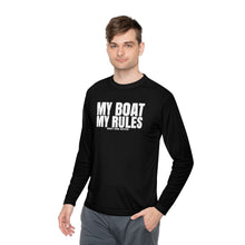 Load image into Gallery viewer, My Boat My Rules Official Credit Card Captain Funny Long Sleeve Tee