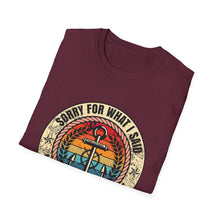 Load image into Gallery viewer, Sorry For What I Said While Docking the Boat Funny Official Credit Card Captain- T-Top Design Softstyle T-Shirt