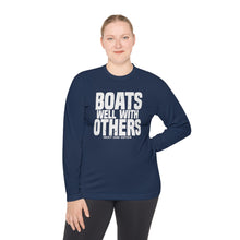 Load image into Gallery viewer, Boats Well With Others Official Credit Card Captain Lightweight Long Sleeve Tee