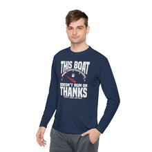 Load image into Gallery viewer, This Boat Doesn't Run on Thanks Funny Credit Card Captain Long Sleeve Tee