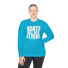 Load image into Gallery viewer, Boats Well With Others Official Credit Card Captain Lightweight Long Sleeve Tee