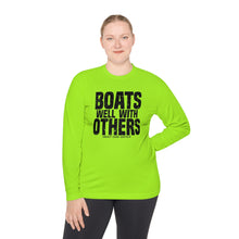 Load image into Gallery viewer, Boats Well With Others Official Credit Card Captain Lightweight Long Sleeve Tee