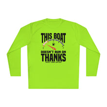 Load image into Gallery viewer, This Boat Doesn't Run on Thanks Funny Credit Card Captain Long Sleeve Tee